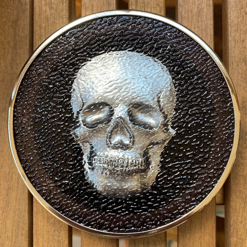 Bath & Body Works Vampire Blood 3 Wick Candle With Decorative Skull Lid